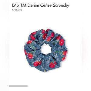 LV x TM Denim Cerices Scrunchie